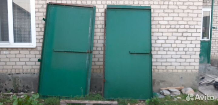 Ворота гаражные металлические бу