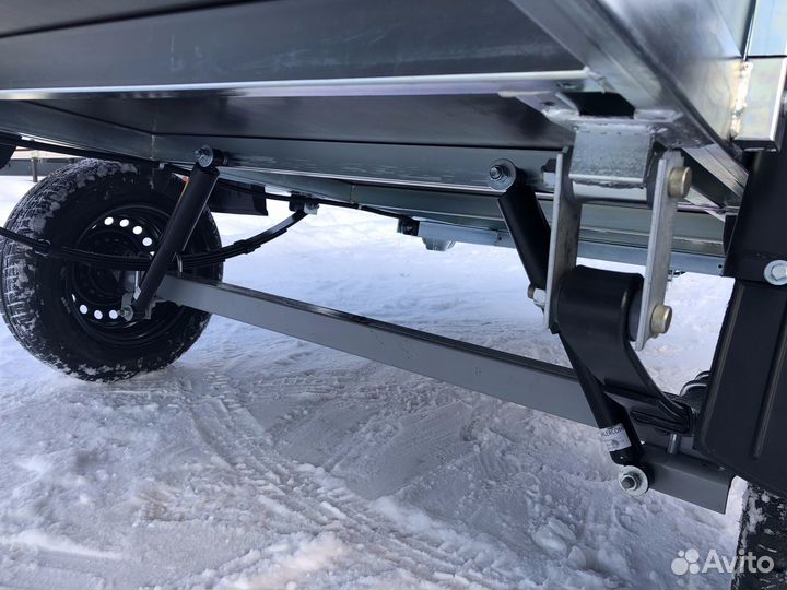 Усиленный прицеп 2,5*1,3 оцинкованный г/п 1 тонна