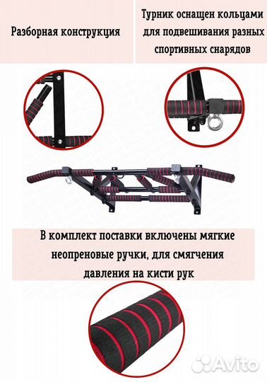 Турник Элит настенный