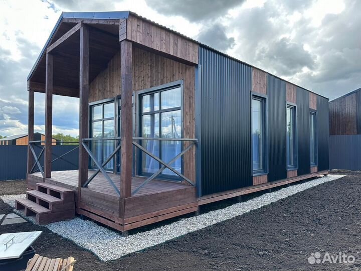 Каркасный дом барн хаус