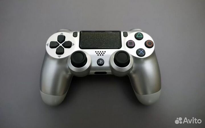 Геймпад PS4 синий джойстик