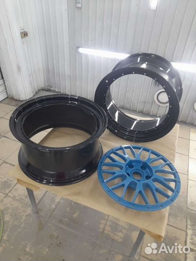 Порошковая покраска. Снятие хрома