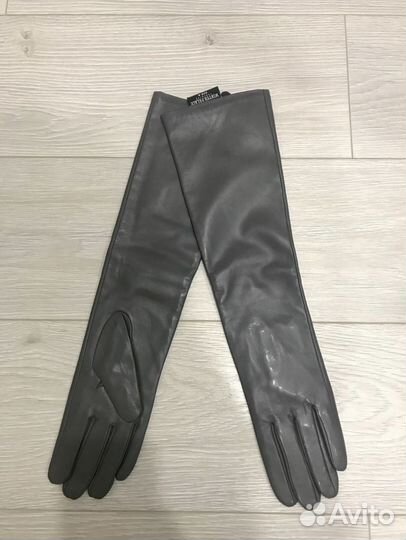 Перчатки женские кожаные
