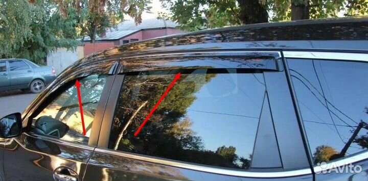 Дефлекторы окон для Nissan X-Trail