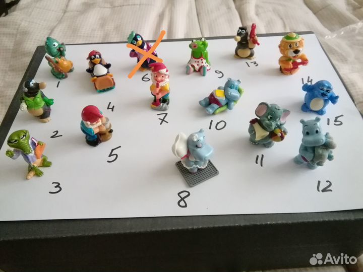 Фигурки из киндер сюрприза старые серии