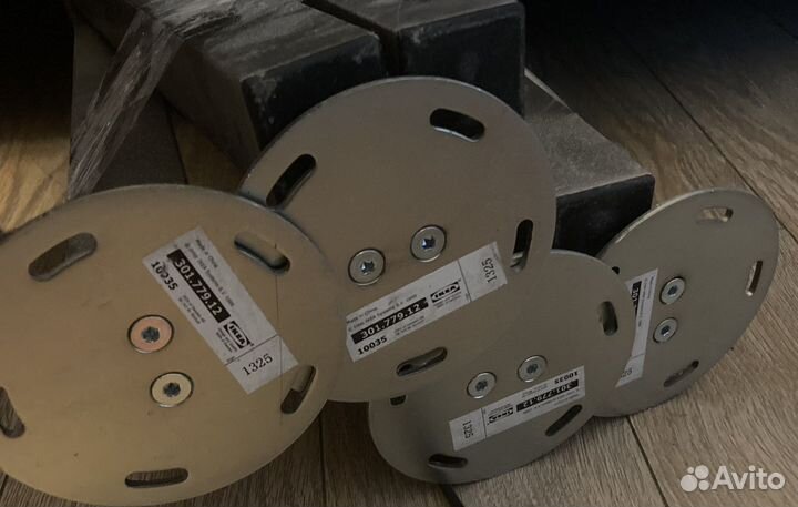 Столешница 3 метра белая ножки IKEA 8 штук