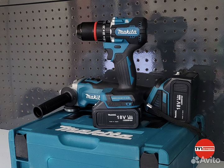 Бесщёточный набор Makita 2в1