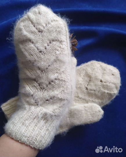 Варежки из собачьего пуха