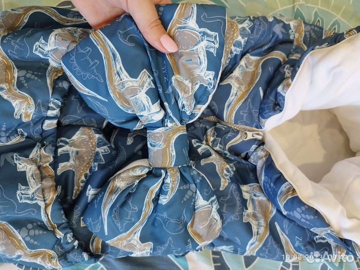 Конверт одеяло на выписку осень зима