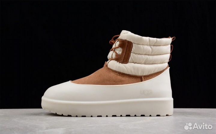 Угги Ugg Classic Mini Lace-Up Chestnut Whitecap