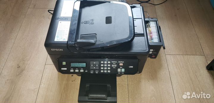Струйный мфу Epson L550 с Ethernet и снпч