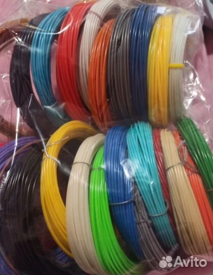 3д пластик для ручки стержни для 3d ручки pla 5шт