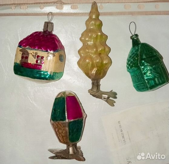 Елочные игрушки СССР одним лотом