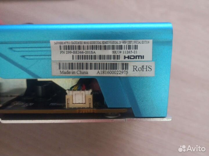 Видеокарта sapphire rx 580 nitro 8gb