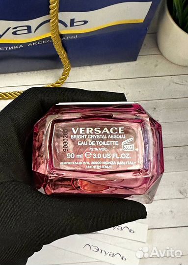 Versace bright crystal absolu 87 мл витрина