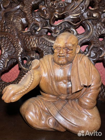Винтажная китайская статуэтка Дамо Китай Будда