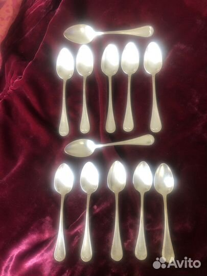 Чайные ложки, серебрение Франция (цена за 6 шт)