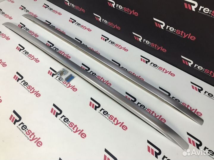 Рейлинги Prado 150 Стиль GX Серебро