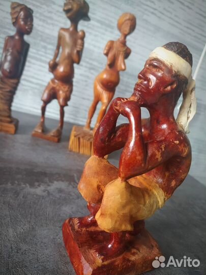 Статуэтка тема куба из дерева