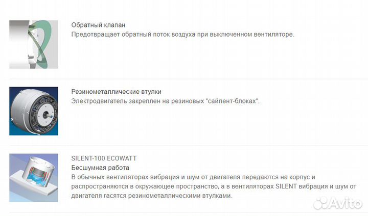 Накладной вентилятор Soler & Palau silent-100 CZ E