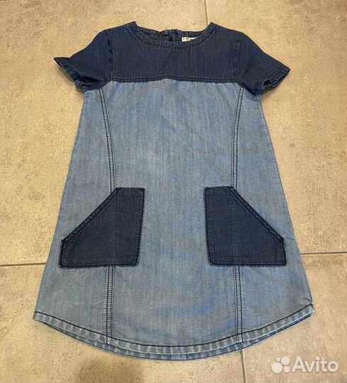Платье Next деним на 8 лет (128 см)