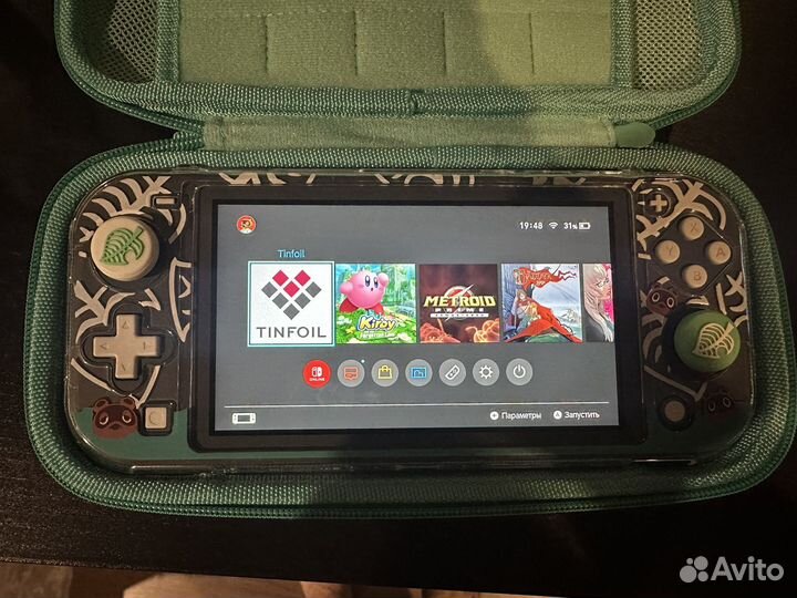 Nintendo Switch Lite прошитая 128 gb