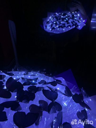 Букет из бабочек 73шт