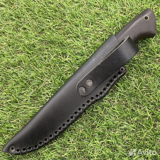 Нож Якут теплый Х12мф ковка,рукоять граб