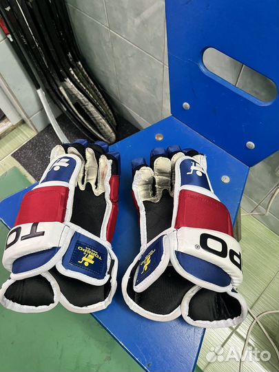 Краги хоккейные размер 14 Torspo