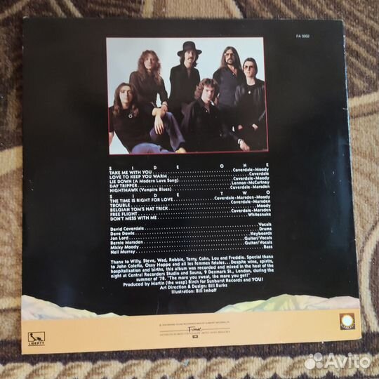 Whitesnake trouble (UK), Slide It in