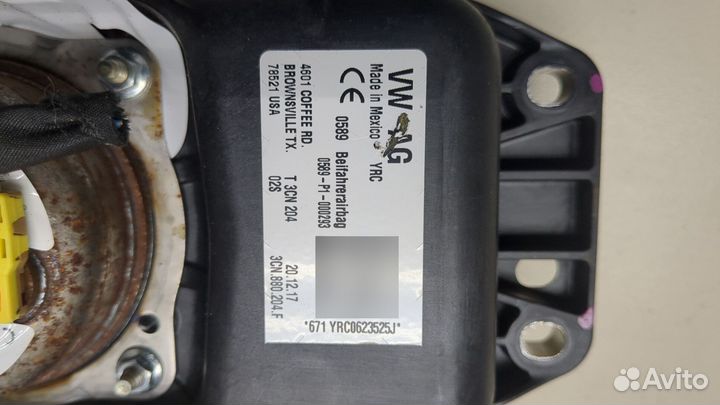 Airbag пассажира Volkswagen Atlas, 2018