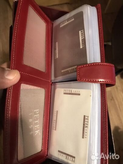 Визитница Petek из натуральной кожи