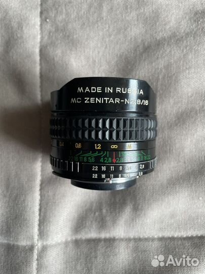 Обьектив zenitar 16 2.8