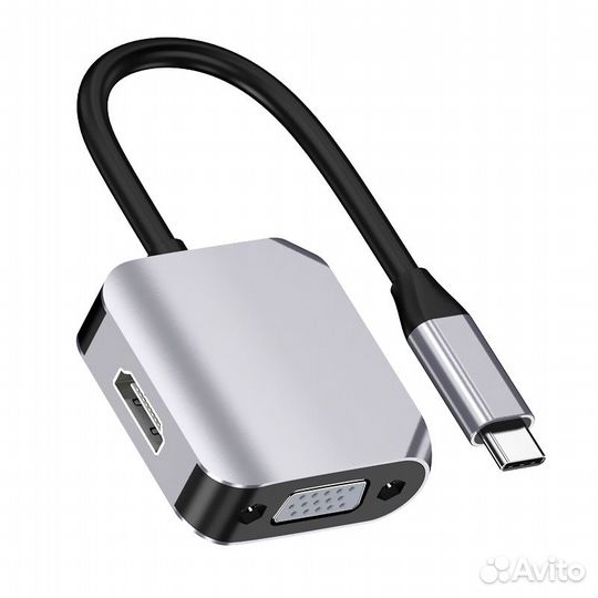 USB Хаб type-c на MacBook 2в1 bronka