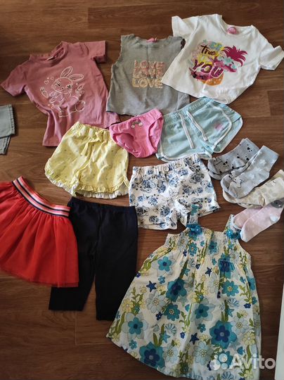 Большой пакет на девочку 92-104