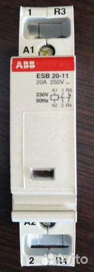 Контактор ABB ESB 20-11 1но+1нз 250В 50Гц