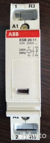 Контактор ABB ESB 20-11 1но+1нз 250В 50Гц
