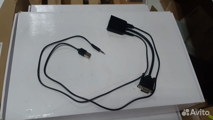 Переходник VGA - hdmi + аудио / Vention 0.15 м acn
