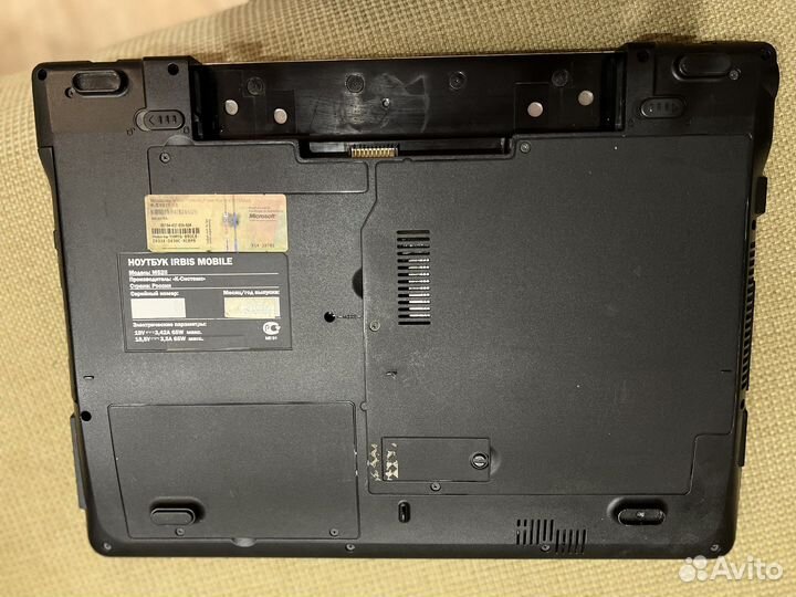 Старичок ноутбук irbis m740tu/m760tu