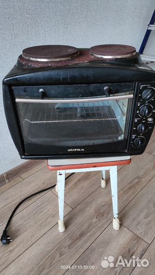 Настольная электрическая плита с духовкой