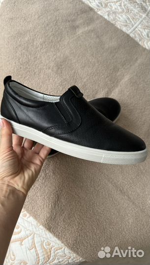 Слипоны мужские кожаные, 39 р-р. 1200