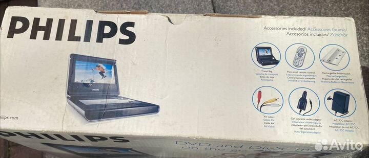 Портативный проигрыватель DVD Philips PET725