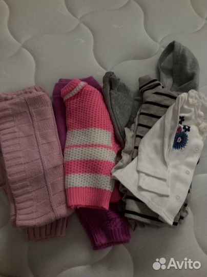 3 пакета вещей на девочку 0-18 месяцев
