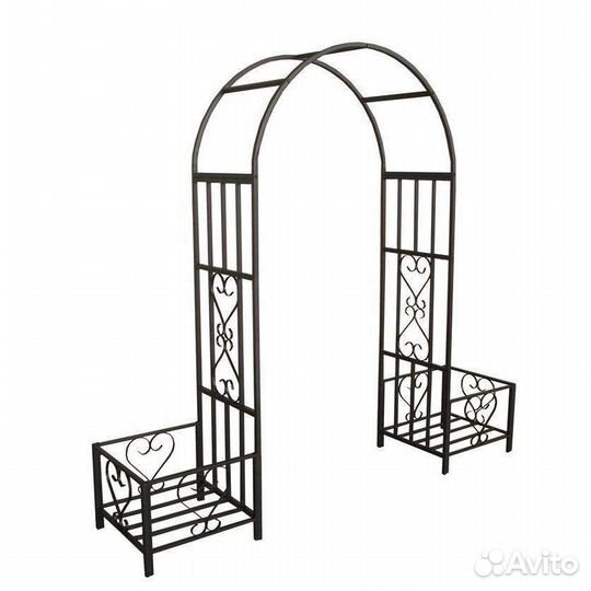 Арка садовая кованая