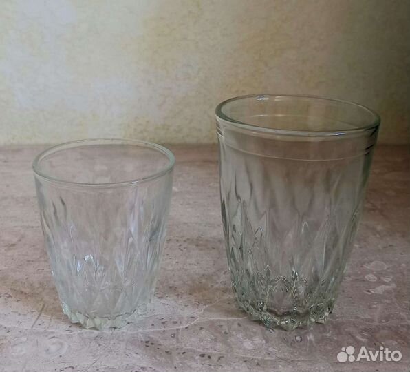 Бокалы, фужеры, стаканы СССР