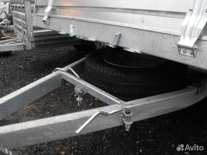 Априцеп мзса 04 с выс. бортом + оп.колесо + стяжка