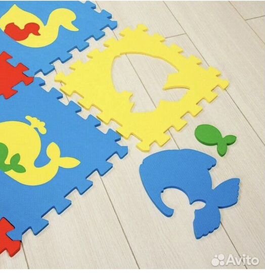 Развивающий коврик пазл 