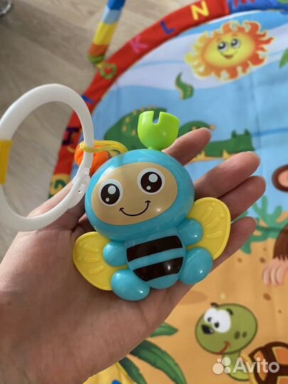 Детский развивающий коврик с дугами