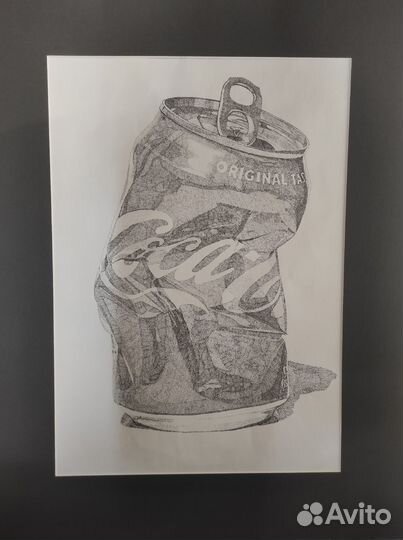 Продам картину. Пуантилизм. Графика