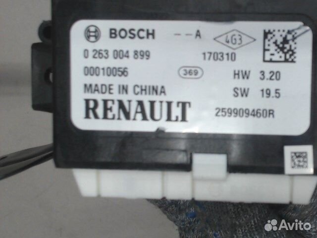 Блок управления парктрониками Renault Koleos 2016